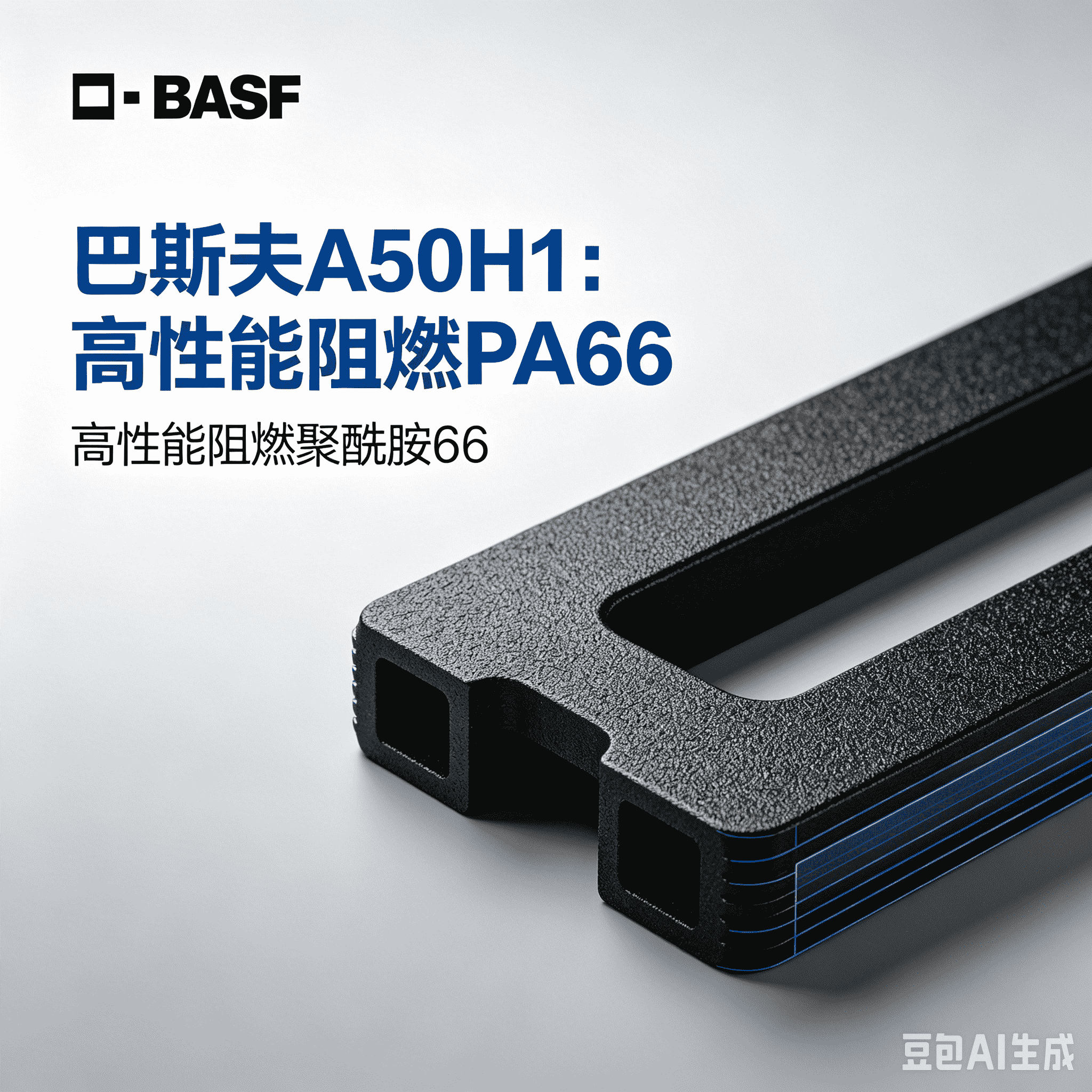 BASF Ultramid® A 50H1: išsami didelio efektyvumo antipireno PA66 analizė