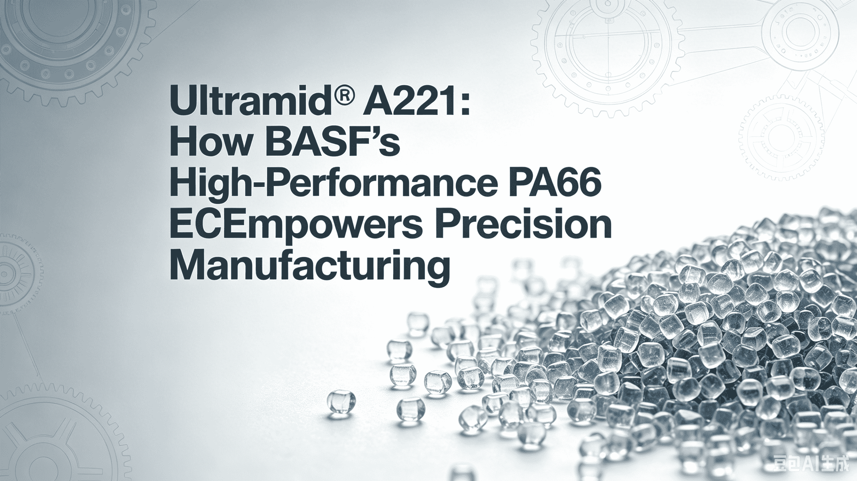 Ultramid® A221: kaip BASF didelio našumo PA66 suteikia tikslią gamybą